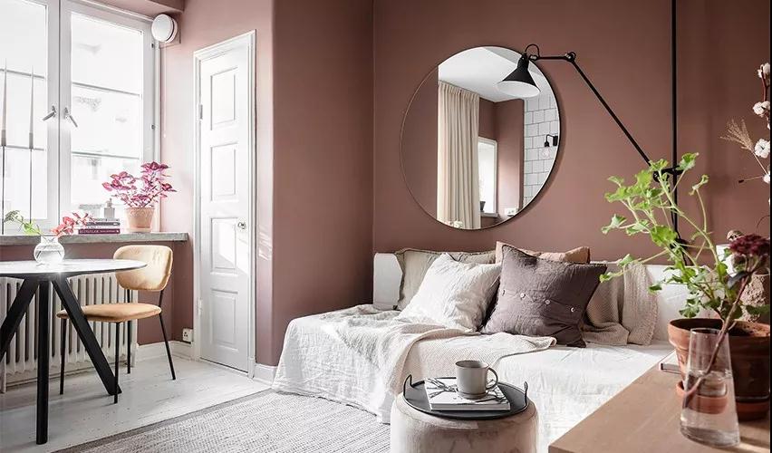 單身女子 25㎡柔和煙熏粉小宅！問你羨慕不？